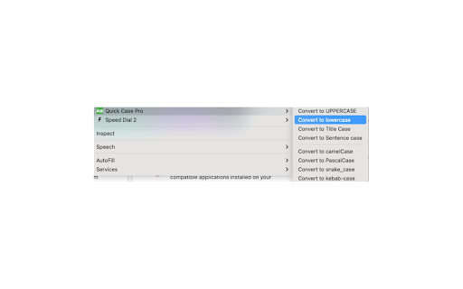 Quick Case Pro AI Text Converter  from Chrome web store to be run with OffiDocs Chromium online