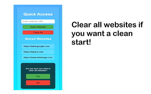QuickDash  from Chrome web store to be run with OffiDocs Chromium online