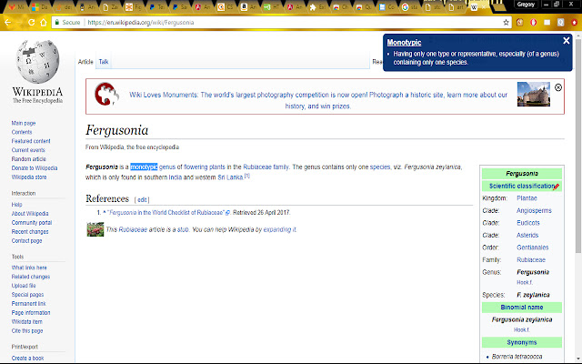 Quick Definition  from Chrome web store to be run with OffiDocs Chromium online