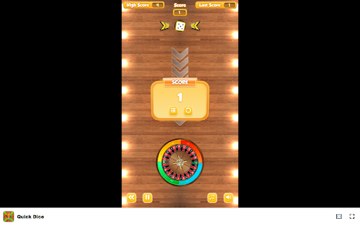 Quick Dice Game in Browser Free  Offline available  from Chrome web store to be run with OffiDocs Chromium online