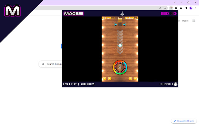Quick Dice Roller Game Runs Offline  from Chrome web store to be run with OffiDocs Chromium online