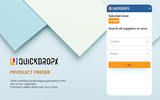 QuickdropX  from Chrome web store to be run with OffiDocs Chromium online