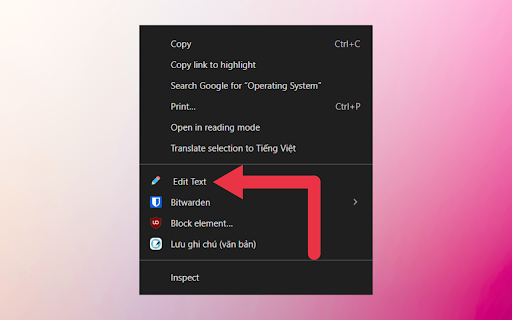 Quick Edit  from Chrome web store to be run with OffiDocs Chromium online
