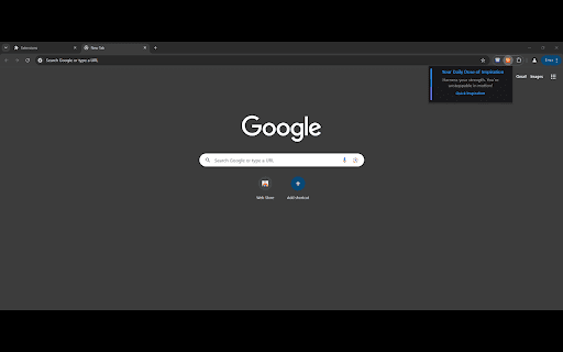 Quick Inspiration  from Chrome web store to be run with OffiDocs Chromium online