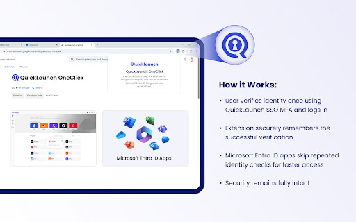 Quicklaunch OneClick  from Chrome web store to be run with OffiDocs Chromium online