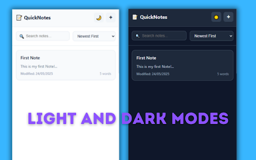 QuickNotes Pro  from Chrome web store to be run with OffiDocs Chromium online
