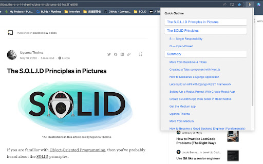 QuickOutline: Navigate Page Headers Easily  from Chrome web store to be run with OffiDocs Chromium online