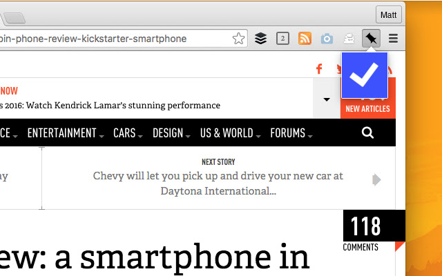 QuickPin  from Chrome web store to be run with OffiDocs Chromium online