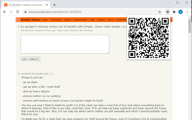 Quick Qr  from Chrome web store to be run with OffiDocs Chromium online