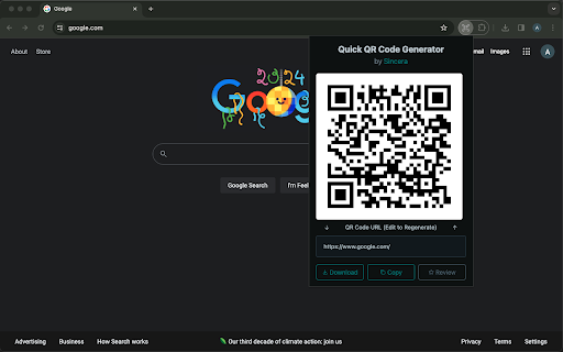 Quick QR Code Generator Free  No Ads  from Chrome web store to be run with OffiDocs Chromium online