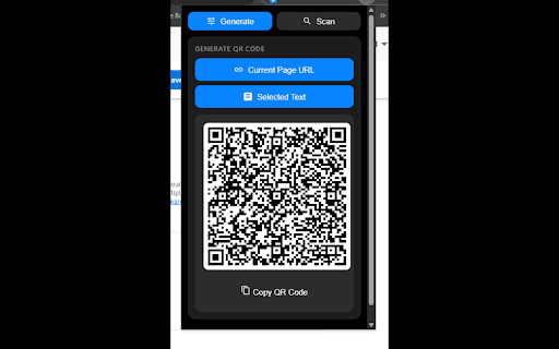 Quick QR Generator  Scanner  from Chrome web store to be run with OffiDocs Chromium online