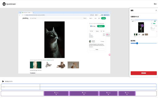 Quick Screen Screen Video Automatic zoom from Chrome web store to be run with OffiDocs Chromium online Quick Screen Screen Video Automatic zoom from Chrome web store to be run with OffiDocs Chromium online