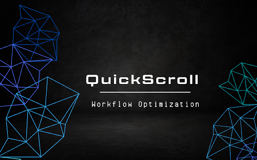 Quick Scroll  from Chrome web store to be run with OffiDocs Chromium online