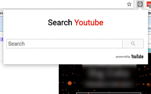 Quick Search Youtube  from Chrome web store to be run with OffiDocs Chromium online
