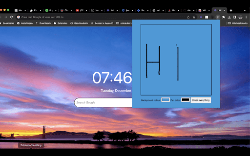 Quick SketchPad  from Chrome web store to be run with OffiDocs Chromium online