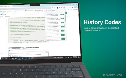 QuickSo  from Chrome web store to be run with OffiDocs Chromium online
