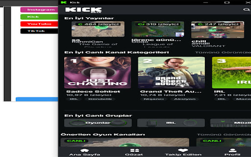 Quick Social Access  from Chrome web store to be run with OffiDocs Chromium online