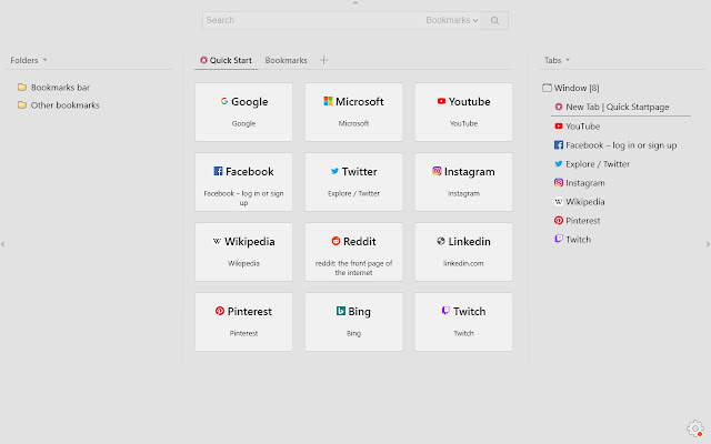 Quick Startpage from Chrome web store to be run with OffiDocs Chromium online Quick Startpage from Chrome web store to be run with OffiDocs Chromium online