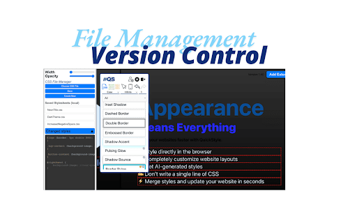 QuickStyle  from Chrome web store to be run with OffiDocs Chromium online