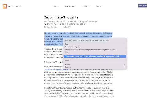 Quick Text to Image  from Chrome web store to be run with OffiDocs Chromium online