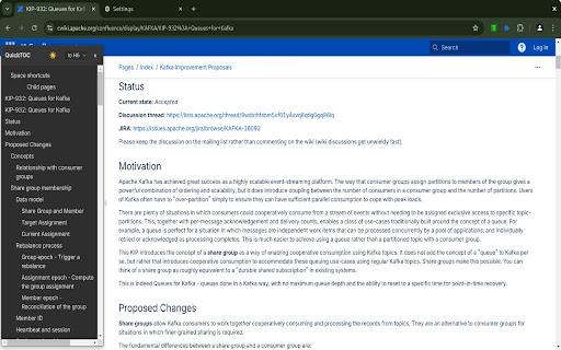 QuickTOC  from Chrome web store to be run with OffiDocs Chromium online