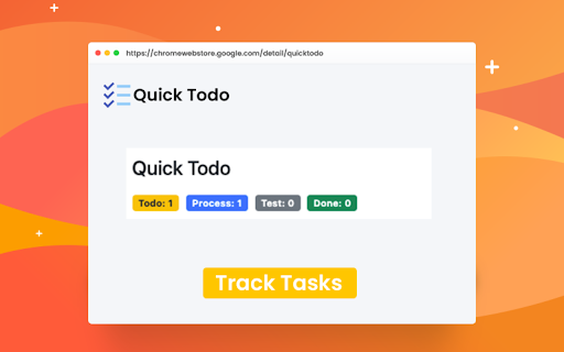 Quick Todo  from Chrome web store to be run with OffiDocs Chromium online