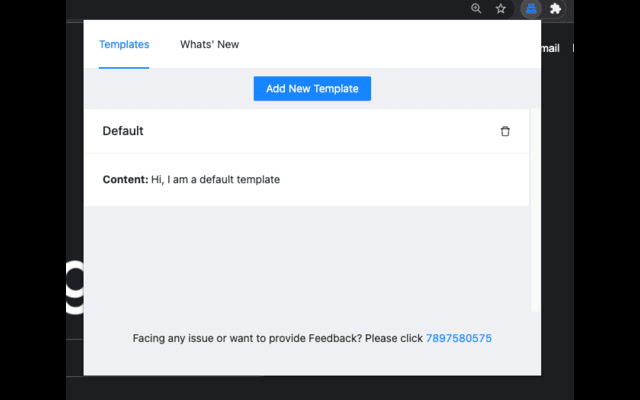 QuickyReply Quick Reply Templates  from Chrome web store to be run with OffiDocs Chromium online