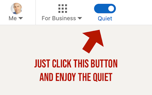 Quiet.li  from Chrome web store to be run with OffiDocs Chromium online