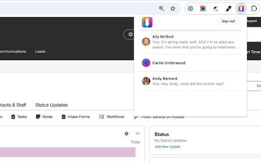 Quilia CaseConnect  from Chrome web store to be run with OffiDocs Chromium online