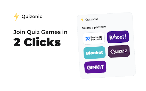 Quizonic Join Quiz Games In 2 Clicks  from Chrome web store to be run with OffiDocs Chromium online
