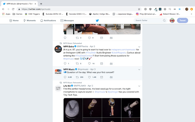 Quote Tweet Viewer  from Chrome web store to be run with OffiDocs Chromium online