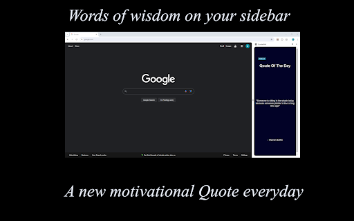 QuoteWell Daily Motivational Quote  from Chrome web store to be run with OffiDocs Chromium online