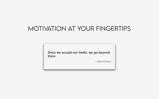Quotey Inspirational Quotes  from Chrome web store to be run with OffiDocs Chromium online
