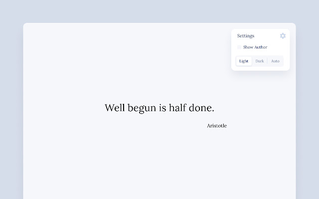 Quotinity – Inspiring Quotes  from Chrome web store to be run with OffiDocs Chromium online