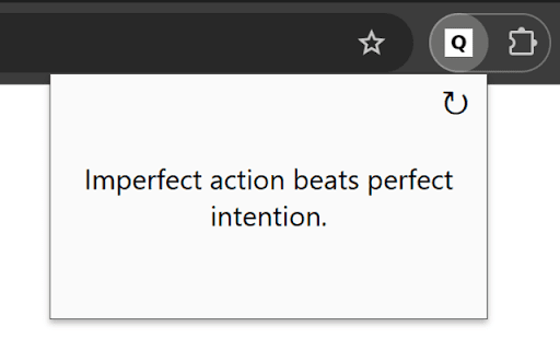 Quotivate  from Chrome web store to be run with OffiDocs Chromium online
