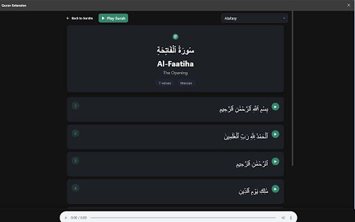 Quran Extension  from Chrome web store to be run with OffiDocs Chromium online Quran Extension  from Chrome web store to be run with OffiDocs Chromium online