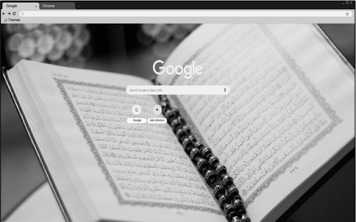 Quran theme  from Chrome web store to be run with OffiDocs Chromium online