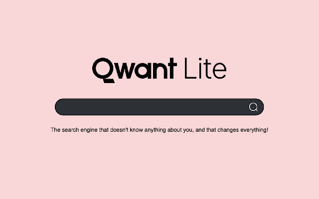 Qwant Lite  from Chrome web store to be run with OffiDocs Chromium online