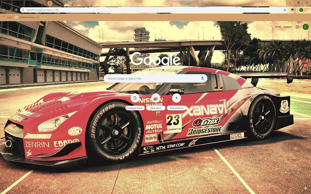Race Cars Theme  from Chrome web store to be run with OffiDocs Chromium online
