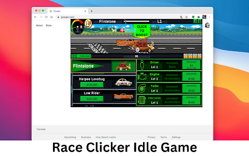 Race Clicker Idle Game  from Chrome web store to be run with OffiDocs Chromium online