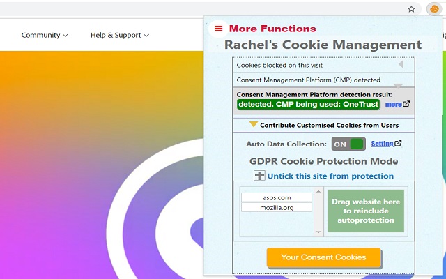 Rachels GDPR Consent Manager  from Chrome web store to be run with OffiDocs Chromium online