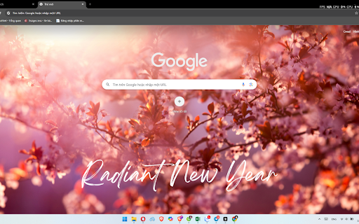 Radiant New Year  from Chrome web store to be run with OffiDocs Chromium online