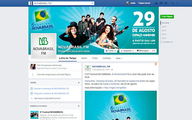 Radio Nova Brasil FM  from Chrome web store to be run with OffiDocs Chromium online