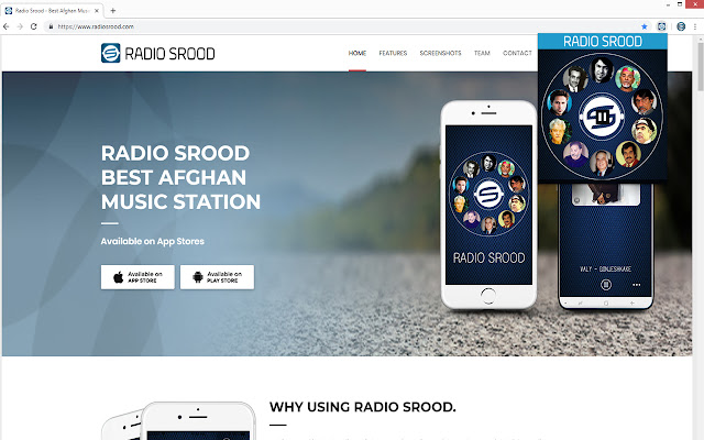 Radio Srood Player  from Chrome web store to be run with OffiDocs Chromium online