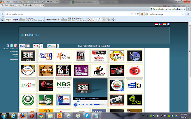 Radio stations from Pakistan  from Chrome web store to be run with OffiDocs Chromium online