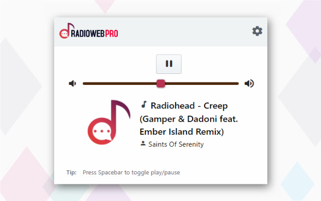 Radio Web Pro  from Chrome web store to be run with OffiDocs Chromium online