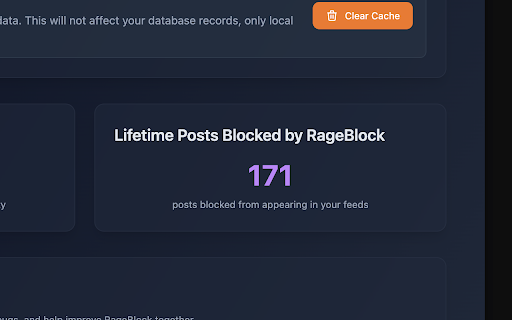 RageBlock AI  Clickbait Blocker  from Chrome web store to be run with OffiDocs Chromium online