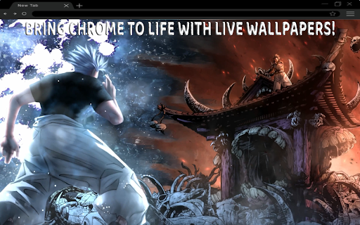 Rage of the Domains: Gojo vs Sukuna live wallpaper  from Chrome web store to be run with OffiDocs Chromium online