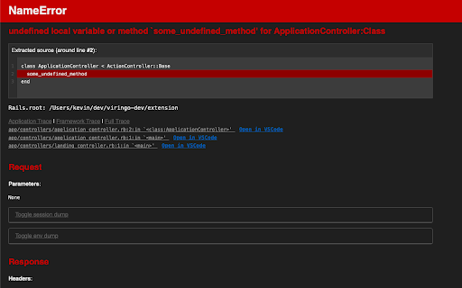 Rails path opener  from Chrome web store to be run with OffiDocs Chromium online
