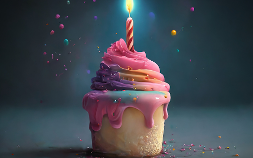 Rainbow cake  from Chrome web store to be run with OffiDocs Chromium online